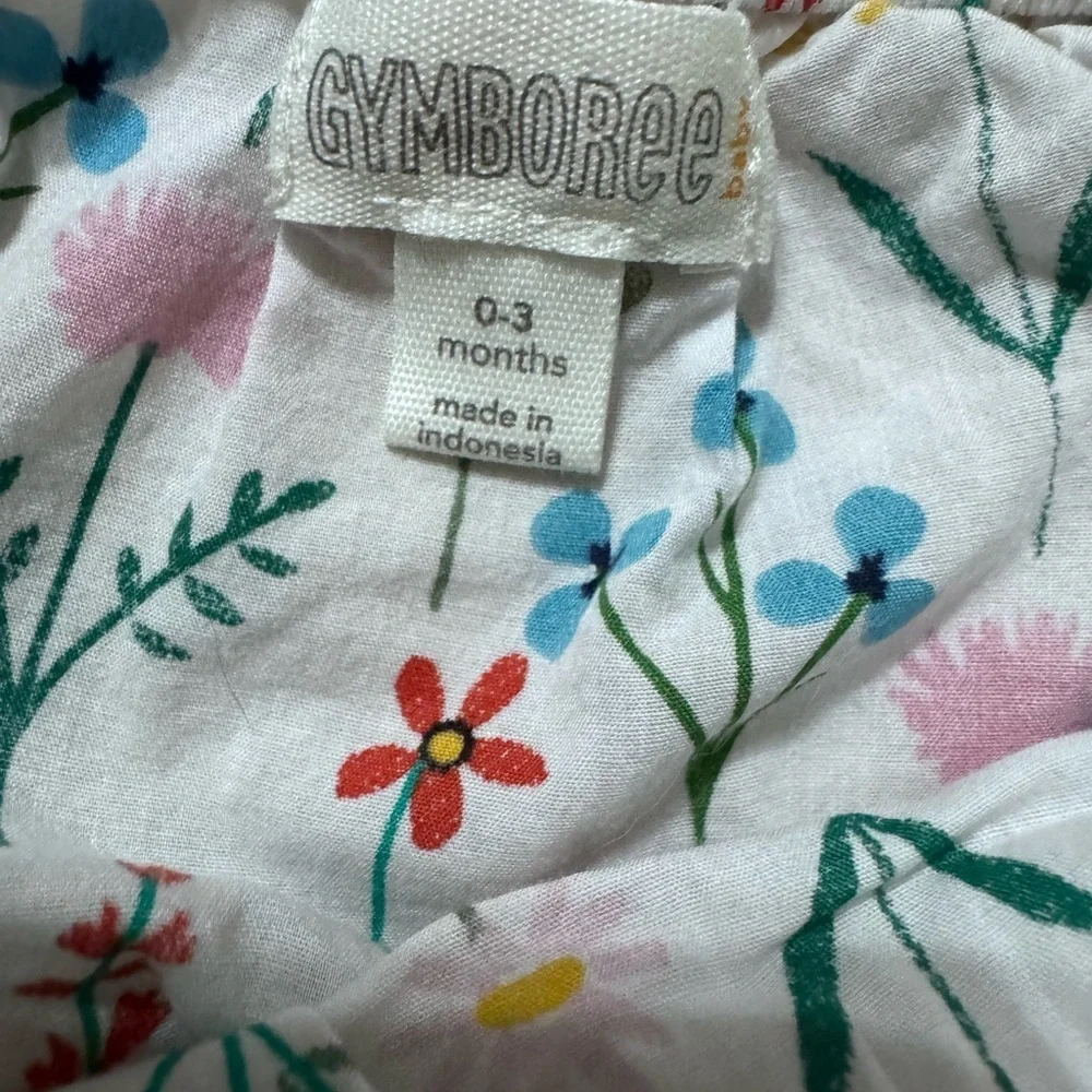 Gymboree White Floral Baby Dress